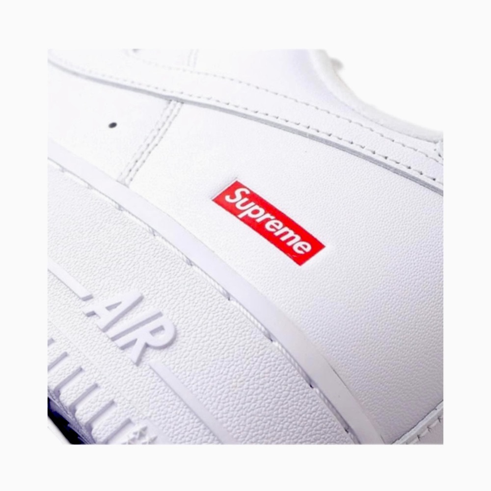 authentic Supreme Nike Air Force 1 sneakers | Supreme laces | Supreme logo - Picture 7 of 8